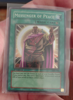 Yu-Gi-Oh! TCG Messenger of Peace Magic Ruler MRL-102 1st Edition Super Rare - Image 3