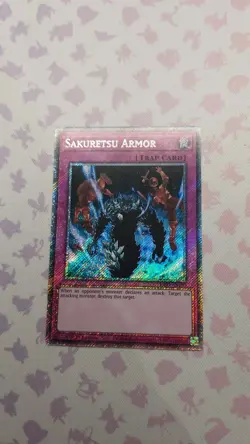 Sakuretsu Armor - RA03-EN130 - Platinum Secret Rare - 1st Edition - YuGiOh - Image 1