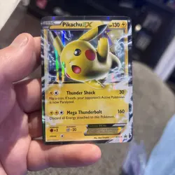 Pikachu EX XY174 Promo Holo XY Black Star Promos Pokemon Card NM - Image 1