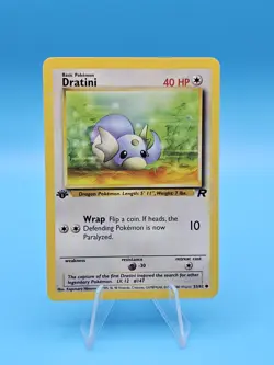Pokemon Cards: Team Rocket 1st Edition Common: Dratini 53/82 - Image 1