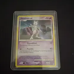 Nintendo Pokemon Mewtwo Lv.42 Basic Psychic Card 2008 11/146 Hypnoblast - Image 1