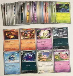 2025 Pokemon TCG Phantasmal Flames 72 Card Partial Set No Doubles Charmander +++ - Image 1