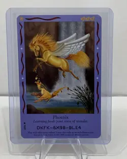 Bella Sara Magical Friends “Phoenix" Rare Card Mint - Image 1