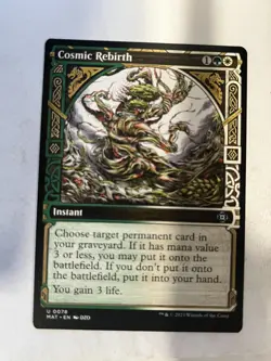 Cosmic Rebirth (Showcase) - March of the Machine: Aftermath - MTG - Image 1