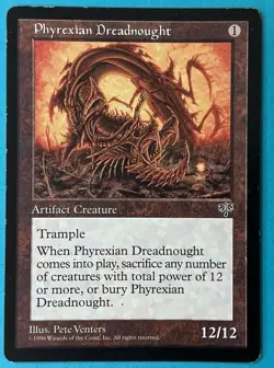 MTG Phyrexian Dreadnought Mirage Moderately Played Magic The Gathering Vintage - Image 1