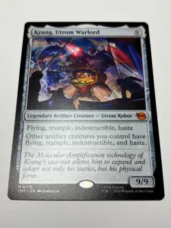 Krang, Utrom warlord 0175 MTG x TMNT. Pack Fresh! Non-Played! NM - Image 1
