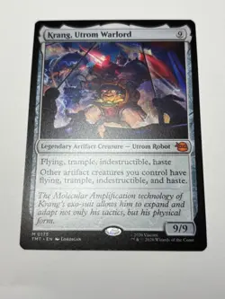 Krang, Utrom warlord 0175 MTG x TMNT. Pack Fresh! Non-Played! NM - Image 2