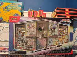 Pokemon TCG: Prismatic Evolutions Premium Figure Collection Factory Sealed Box - Image 1