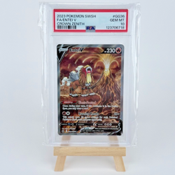 2023 Pokemon SWSH FA Entei V GG36/GG70 Crown Zenith Alternate Art GEM MT PSA 10 - Image 1