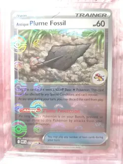POKEMON ANTIQUE PLUME FOSSIL #079 BGS 9.5 GEM MINT POKE BALL REVERSE HOLO PSA 10 - Image 3