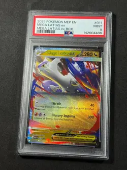 Pokemon PSA 9 Mega Latias ex Box MEP Black Star Promo #11 86 - Image 2