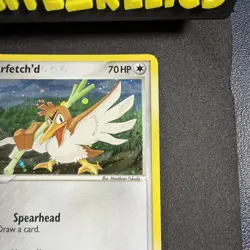 Farfetch’d 107/106 EX Emerald Secret Rare Holo 2005 SWIRL Vintage Pokemon CLEAN! - Image 5