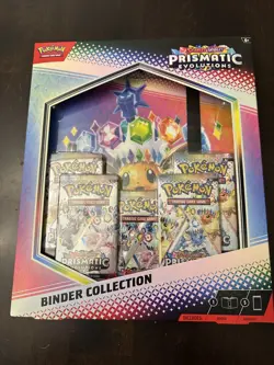 Pokemon TCG Scarlet Violet Prismatic Evolutions Binder Collection - New, Sealed - Image 1