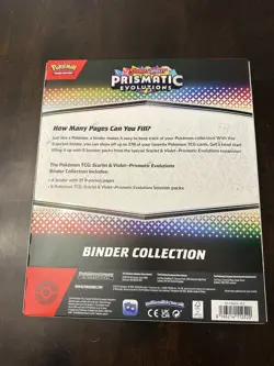 Pokemon TCG Scarlet Violet Prismatic Evolutions Binder Collection - New, Sealed - Image 2