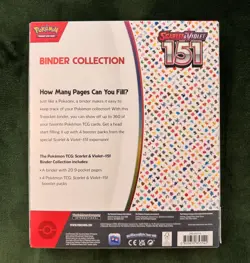 Pokemon TCG 151 Binder Collection Scarlet Violet Factory Sealed New ✨ 820650853142 - Image 2