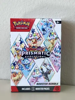 Pokemon TCG: Scarlet & Violet Prismatic Evolutions Booster Bundle Factory Sealed - Image 1
