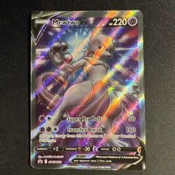 Mewtwo V SWSH229 Full Art Promo English Pokemon TCG Near Mint - Image 1