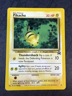 Pikachu 27/53 Wotc Black Star Promo Regular Pokemon - Image 1