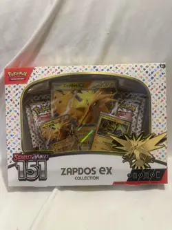 Pokemon TCG Scarlet & Violet 151 Zapdos EX Collection Box - NEW & SEALED - Image 1