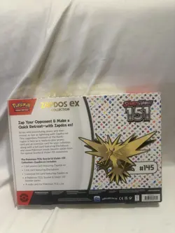 Pokemon TCG Scarlet & Violet 151 Zapdos EX Collection Box - NEW & SEALED - Image 5