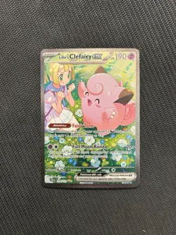 Pokemon TCG Lillie's Clefairy ex 184/159! NM Condition! See Description! - Image 1