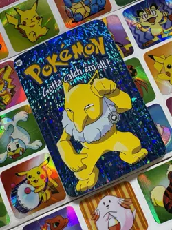 Pokemon 151 Vintage Pocket Monsters Vending HOLO Prism Sticker 2000 Nintendo - Image 3
