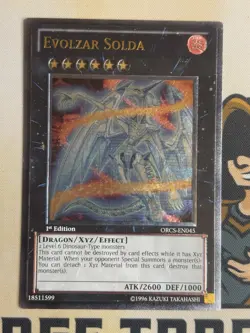 Evolzar Solda ORCS-EN045 Ultimate Rare 1st Edition YuGiOh! LP EURO - Image 3