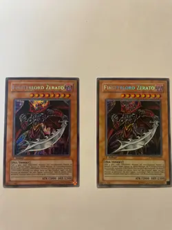 Yu-Gi-Oh Darklord Zerato PTDN-DE081 1st Edition Secret Rare German (2 Card Lot) - Image 1