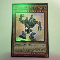 Yugioh Toon Ancient Gear Golem DRL2-EN022 Super Rare 1st Ed NM - Image 1