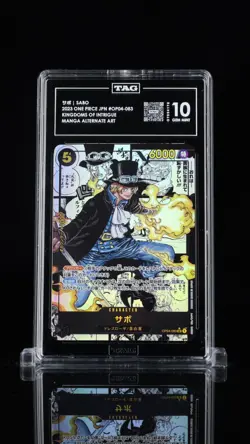 MANGA ALT ART SABO One Piece 2023 OP04 Kingdoms/Intrigue Japanese #083 TAG 10 - Image 1
