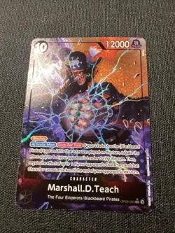 Marshall D.Teach OP09-093 SR Foil Emperors in the New World One Piece CCG - Image 2