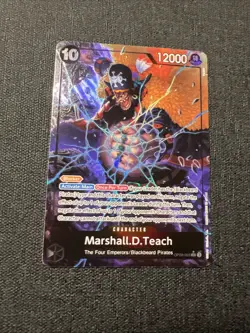 Marshall D.Teach OP09-093 SR Foil Emperors in the New World One Piece CCG - Image 4