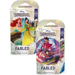 Disney Lorcana Fabled Starter Decks (Sets of TWO) Pre-Sale 9/5 - Image 1
