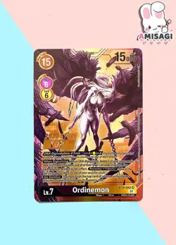 Digimon Trading Card Ordinemon X Antibody BT9-082 SR PROMO Karte 2023 Store Top - Image 1