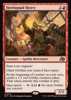 [MTG] Howlsquad Heavy (0134) (DFT) NM - Image 1
