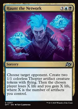 [MTG] Haunt the Network (0207) (DFT) NM - Image 1