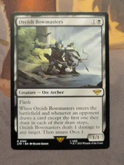 1x Orcish Bowmasters - LTR: Tales of Middle Earth Rare MTG NM - Image 1