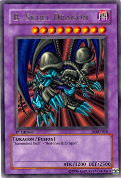 B. Skull Dragon MRD-018 - Ultra Rare - Lightly Played 1st Edition YuGiOh! TCG - Image 1