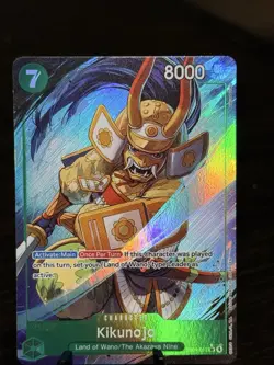 One Piece TCG Kikunojo Alternate Alt Art SR EB04-012 English OP14 Azure Seven NM - Image 1