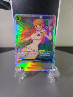 Nami OP08-106 Two Legends Foil One Piece Tcg W / Bonus Mystery Cards - Image 2