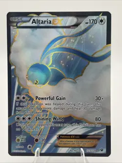 Pokemon TCG Altaria EX Full Art Holo Card 123/124 XY Fates Collide Ultra Rare - Image 1