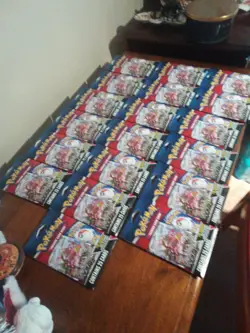 19 Sealed New Packs/ Pokemon Cards-25 Each Pack! 1 Foil Card In Each Pack! - Image 1