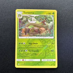Pokemon Ultra Prism Torterra Reverse Holo Rare Card 9/156 Near Mint - Image 1