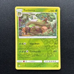 Pokemon Ultra Prism Torterra Reverse Holo Rare Card 9/156 Near Mint - Image 2