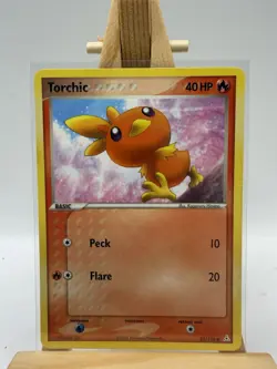 Torchic 83/110 Common EX Holon Phantoms Pokemon Card LP - Image 1