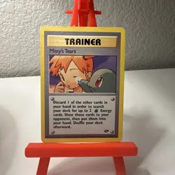 Misty's Tears 118/132 Pokemon Gym Challenge Unlimited Card WOTC LP - Image 1
