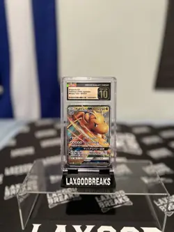 CGC 10 Pristine Dragonite GX Holo 069/094 Miracle Twin Japanese Pokemon Card - Image 1