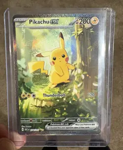 Pikachu EX 276/217- Ascended Heroes- RARE Card-MINT-Pokemon TCG -2 Gold Star - Image 1