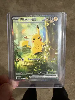 Pikachu EX 276/217- Ascended Heroes- RARE Card-MINT-Pokemon TCG -2 Gold Star - Image 3