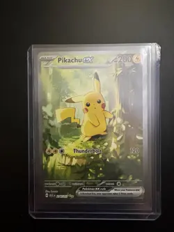 Pikachu EX 276/217- Ascended Heroes- RARE Card-MINT-Pokemon TCG -2 Gold Star - Image 5